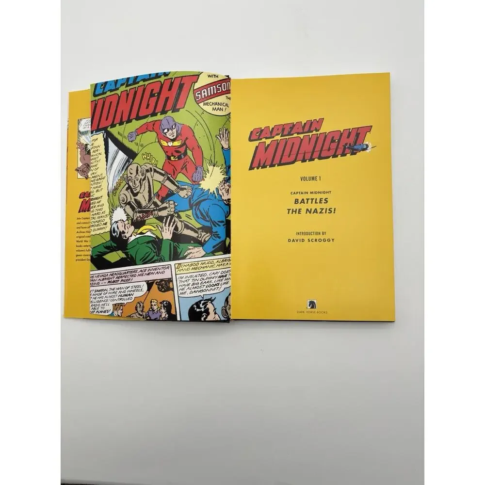 Captain Midnight Battles the Nazis Hardcover Dark Horse Archives Vol 1 VG Cond